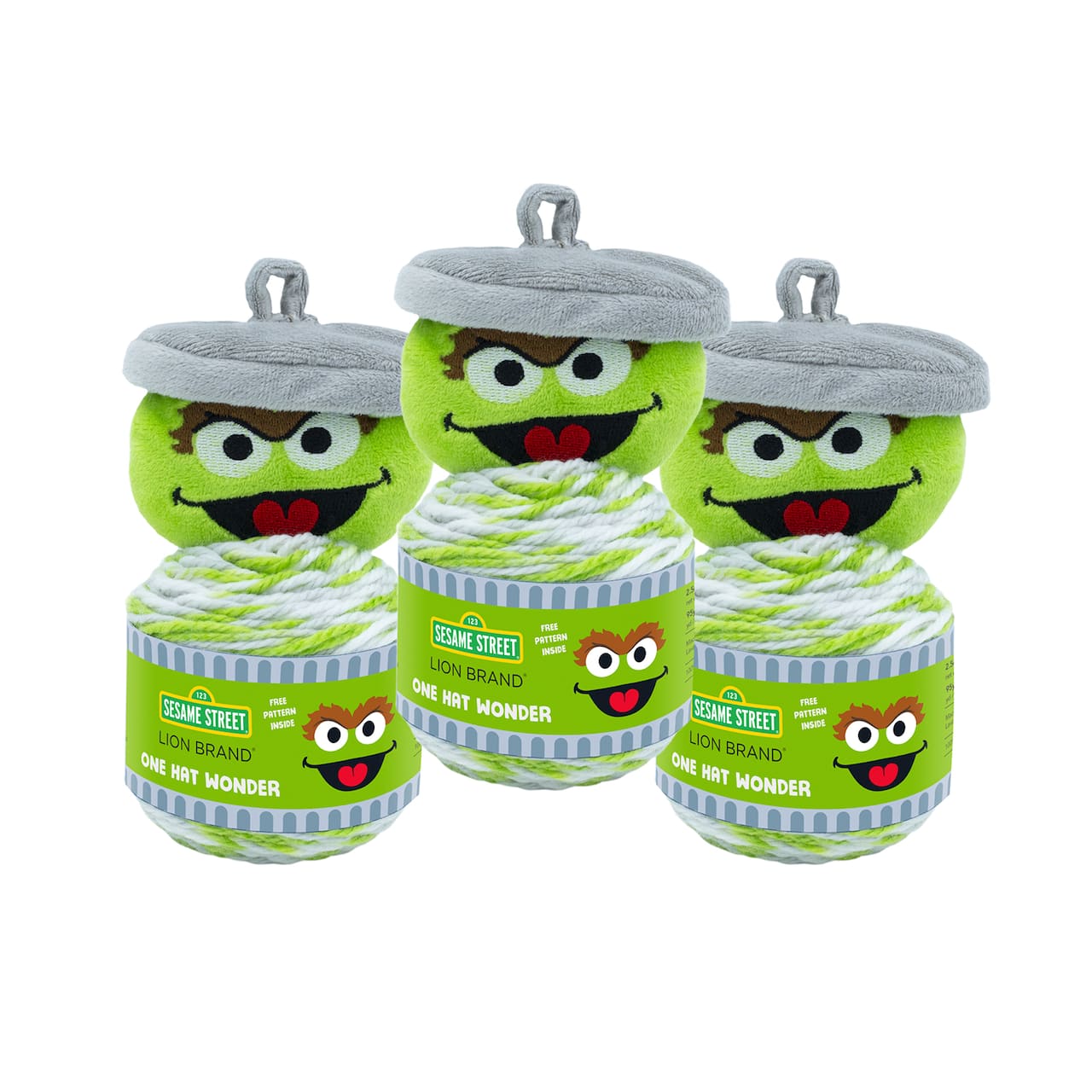 3 Pack Lion Brand® Sesame Street® One Hat Wonder Yarn